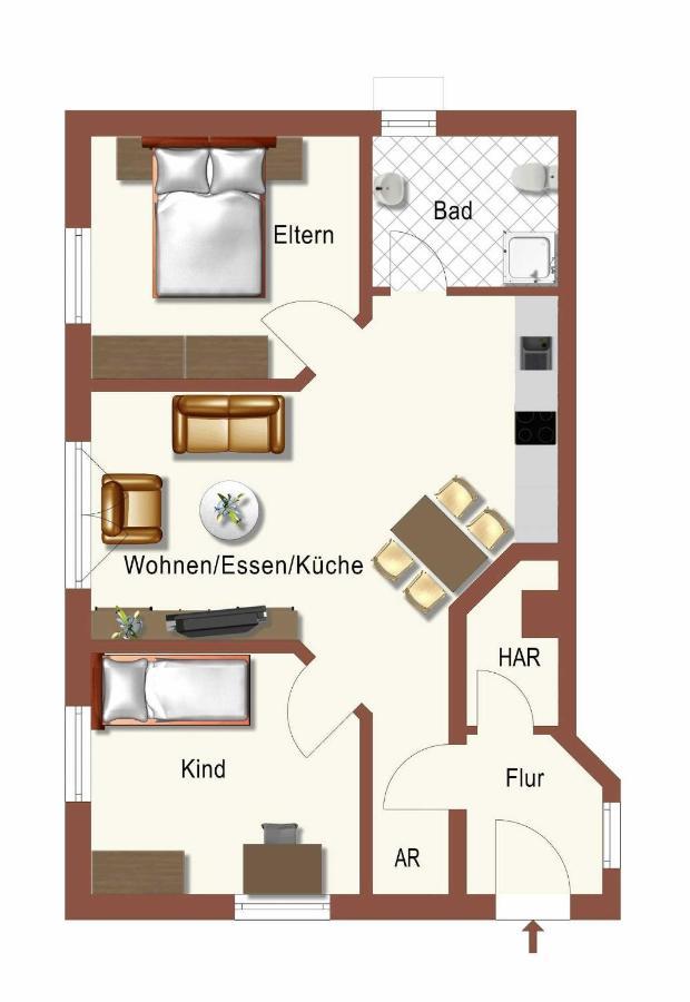 شقة Haus Nordstern 1 هيرينجسدورف المظهر الخارجي الصورة
